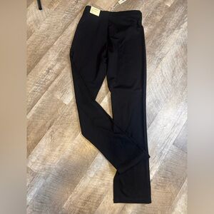 Max Studio high rise skinny trouser black w slit (photo) size MEDIUM NWT